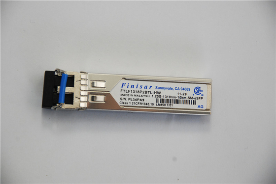 Sfp FTLF1318P2BTL-HW Finisar Modulo de Transmissor Óptico 1.25G 1310nm 10KM Cordão de Parche de Fibra Óptica