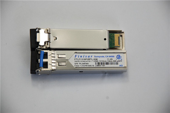 Sfp FTLF1318P2BTL-HW Finisar Modulo de Transmissor Óptico 1.25G 1310nm 10KM Cordão de Parche de Fibra Óptica