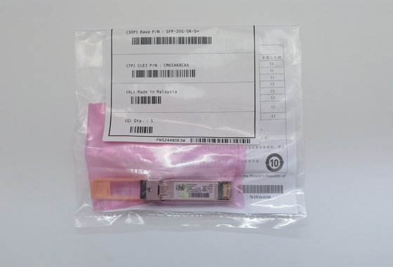 Modulo de fibra SFP-25G-SR-S original compatível com transceptor SFP28 de 25GBase-SR
