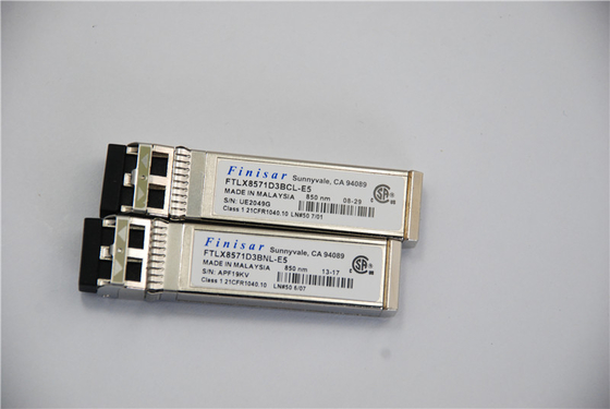 Modulo compatível com o FTLX8571D3BNL original da Finisar 10Gb/S 850nm SFP+ Transceptor óptico de datacom