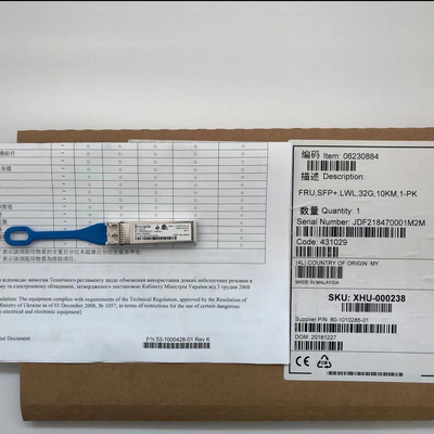 Brocade 57-1000332-01 XBR-000238 32G 1310nm 10km SFP+ Fibra Óptica Modulo Com FC Conector