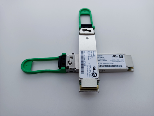 Brocade 57-1000480-01 XBR-000285 128G QSFP28 2km 1310nm SMF Transceiver Module com conector LC