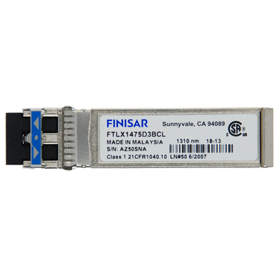 Finisar FTLX1475D3BCL-FC Original RoHS-6 Compliant 10Gb/S 10km 1310nm SMF Datacom Transceptor SFP+