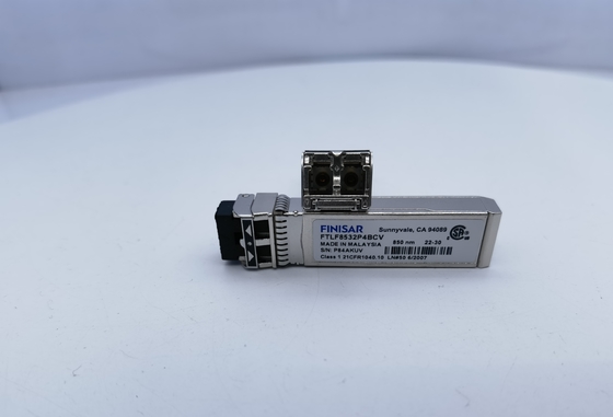 Modulo óptico FTLF8532P4BCV original da Finisar 32G 850nm Transceptor SFP+ de comprimento de onda curto