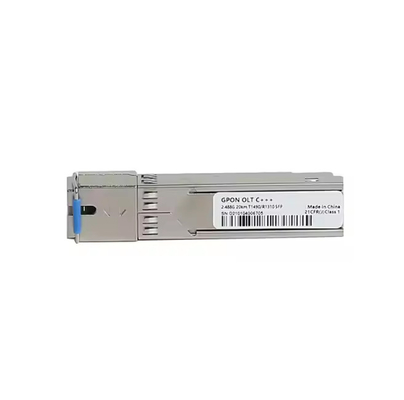 GPON OLT C++++SFP Transceptor Óptico 1490/1310nm 20km SC Conector Fibra Óptica para FTTH ONT IP Rede 4G 5G WIFI 1550nm