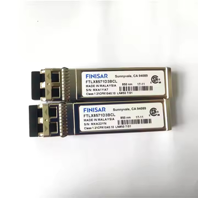Finisar FTLX8571D3BCL 10Gb/s 850nm Multimode Datacom SFP+ Transceptor óptico para 10G Ethernet MPO POE 4G Compativel SM