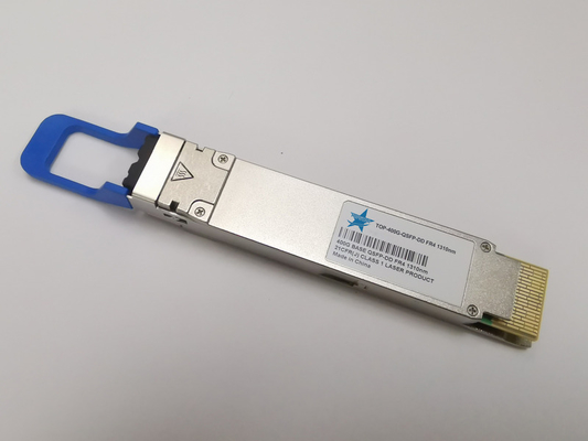 Taxa de transferência de dados do módulo 100G QSFP28 Tipo de conector 100G MTP/MPO-12 Faixa de temperatura 0-70C Rede versátil e flexível