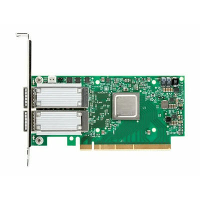 Adaptador de rede Mellanox ConnectX-6 25GbE Dual-Port SFP28 PCIe 4.0 X 8 Novo com suporte alto Interface Ethernet PCIe4.0