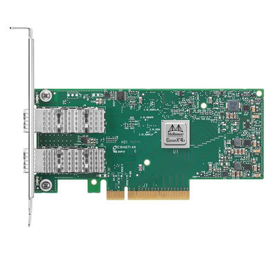 Adaptador de rede Mellanox ConnectX-6 25GbE Dual-Port SFP28 PCIe 4.0 X 8 Novo com suporte alto Interface Ethernet PCIe4.0