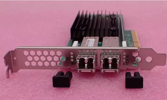 Adaptador Fibre Channel 32Gb aprimorado PCIe 4.0 de porta dupla 32G Optic SFP+ QLE2772-SR-SP genuíno