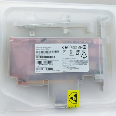 Placa Adaptadora de Rede Sem Fio Mellanox ConnectX-6 Dx 100GbE Dual-Port QSFP56 EN para Aplicações Ethernet