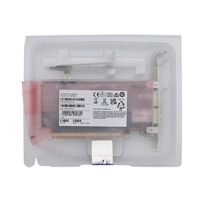 Mellanox MCX516A-CCAT ConnectX-5 EN 100GbE Dual-Port QSFP28 PCIe3.0 X 16 Interface Card Suporte Alto e Baixo Conectividade de Fibra Óptica 4G