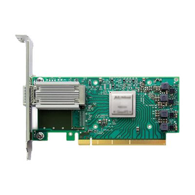 Mellanox MCX515A-GCAT 50G Placa de Interface de Rede de Porta Dupla ConnectX-5 EN Adapter SFP Wireless USB Wired External PCIe Computer