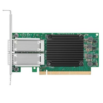 Placa Adaptadora Mellanox Original MCX516A-GCAT ConnectX-5 EN, Interface de Rede 50GbE PCIe3.0 X16 com Interface PCI e WiFi