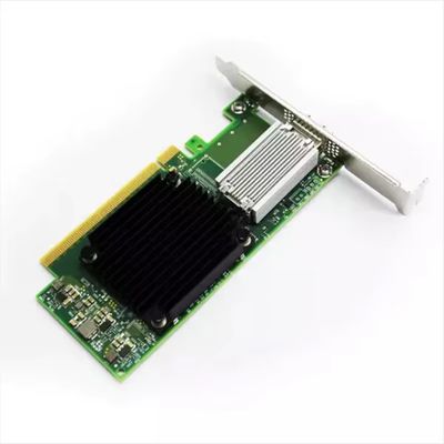Adaptador de fibra óptica Mellanox MCX515A-CCUT QSFP28 ConnectX-5 Single-Port para Ethernet 4G, suporte alto, garantia de 1 ano, DC 12V