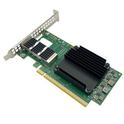 Mellanox MCX623105AN-VDAT ConnectX-6 200GbE Cartão de rede de canal de fibra SFP56 de porta única para centro de dados PCIe sem fio interno