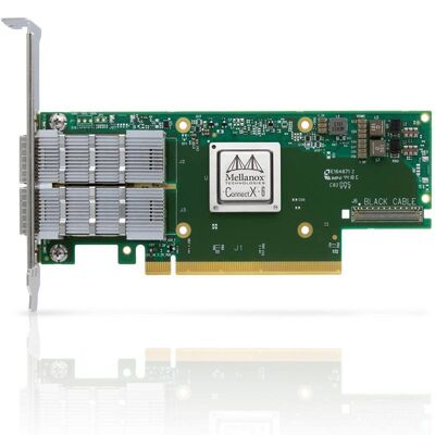 Mellanox MCX653106A-HDAT Adaptador de Fibra Óptica QSFP56 de Porta Dupla 40G para Ethernet 40G com Garantia de 1 Ano