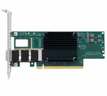 Mellanox MCX653105A-EFAT Connect X-6 VPI Adaptador PCIe HDR100 EDR IB e 100GbE Single-Port QSFP56 Ethernet Network Card em estoque