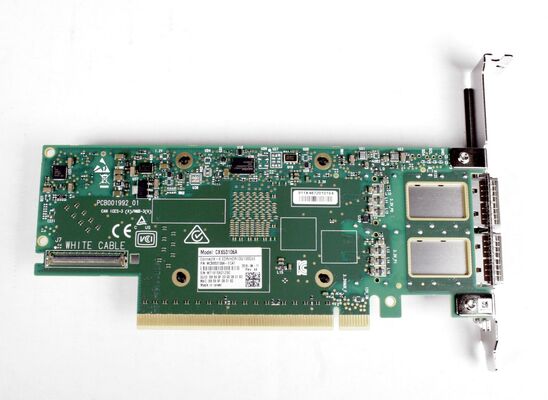 HP CX651105A para Mellanox Connect-X 6 VPI 100 Gigabit Optical Fiber PCI 3.0 X16 Ethernet Card Adaptador de Rede