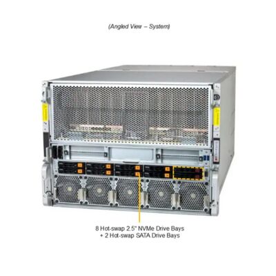 SuperServer SYS 822GS NB3RT Blackwell Ultra SXM GPU Dual Xeon 6700 Series Processors 8X 800G NICs HGX 8 GPU Server AIDC/HPC Use