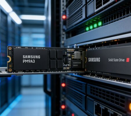 Samsung MZQL23T8HCLS-00B7C 3.84TB Enterprise SSD PCIe 4.0 U.2 NVMe 1.4 para Centro de Dados de Servidores