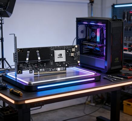 NVIDIA C8220 ConnectX‐8 SuperNIC 200GbE/400GbE NDR200 InfiniBand PCIe 6.0 QSFP112 Cartão de rede