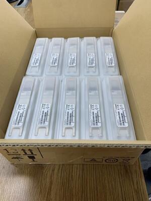 MMA4Z00-NS-FLT 800G OSFP 2x400G SR4 850nm 50m Módulo óptico duplo MPO-12/APC de topo plano
