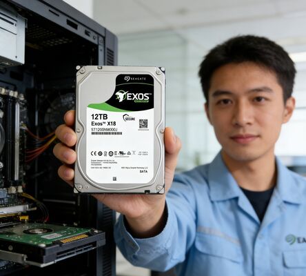Seagate ST12000NM000J 12TB Laptop HDD 7200 RPM 256MB Cache SATA III CMR 2,5" Disco rígido interno