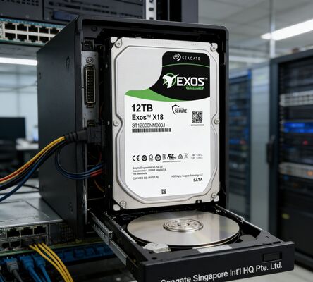Seagate ST12000NM000J Exos X18 12 TB SATA3 7200 RPM 256 MB HDD de servidor corporativo