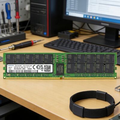 M321R8GA0PB0-CWMCJ Samsung 64GB DDR5 5600 ECC RDIMM Modulo de Memória do Servidor