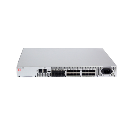 Interruptor de armazenamento de canais de fibra de brocado G610 32G SFP+ 1U Interruptor SAN Rackmount