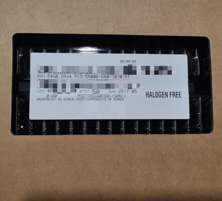 Samsung M321R8GA0PB0-CWMXJ 64GB DDR5 5600 PC5-44800 ECC Registered RDIMM 2Rx4 288Pin 1.1V CL46 Server Memory