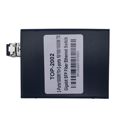 1000M 1 conversor dos meios de Gigabit Ethernet da fibra do porto RJ45