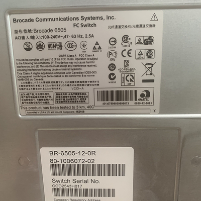 Interruptor de canal da fibra de BR-6505-12-16G-0R 16gb