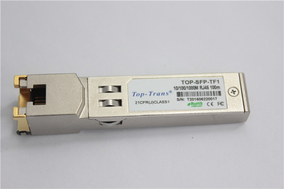 módulo ótico 10/100/1000BASE-T do transceptor de 1.25G SFP Rj45 SFP