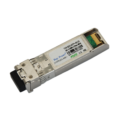 conector frente e verso do Sfp LC do transceptor ótico de 10Gb/S 60km BIDI