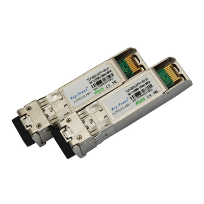 conector frente e verso do Sfp LC do transceptor ótico de 10Gb/S 60km BIDI