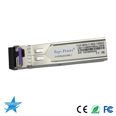 módulo ótico do transceptor 1.25G Bidi SFP de 1310/1550nm 120KM SFP