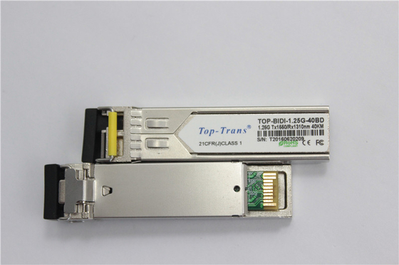 transceptor bidirecional 1.25Gbps Tx1490nm Rx1310nm de 40km SFP