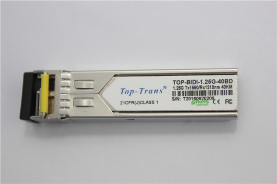 transceptor bidirecional 1.25Gbps Tx1490nm Rx1310nm de 40km SFP