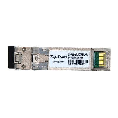 fibra ótica do transceptor 20KM ECPRI de 5G Fronthaul 25G BIDI SFP28 única