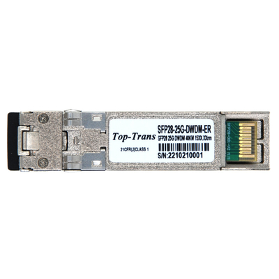 acesso duplo da faixa 40KM SMF LC DOM For 5G IoT dos transceptores 25GBASE CPRI C de 25g Sfp28 DWDM