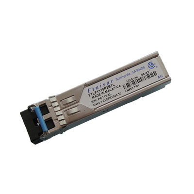 Transceptor ótico compatível SMF SFP 1.25G 1310nm 10km de FTLF1318P2BTL SFP