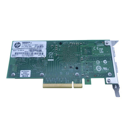 Ethernet 10Gb 2p 560SFP+ Adptr de HP do adaptador do servidor dos ethernet do FCC de RoHS