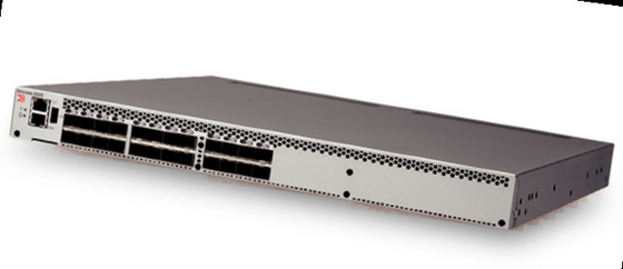 Interruptor de canal da fibra de brocado BR-6505-24-16G-1R 16gb com 24 portos ativos
